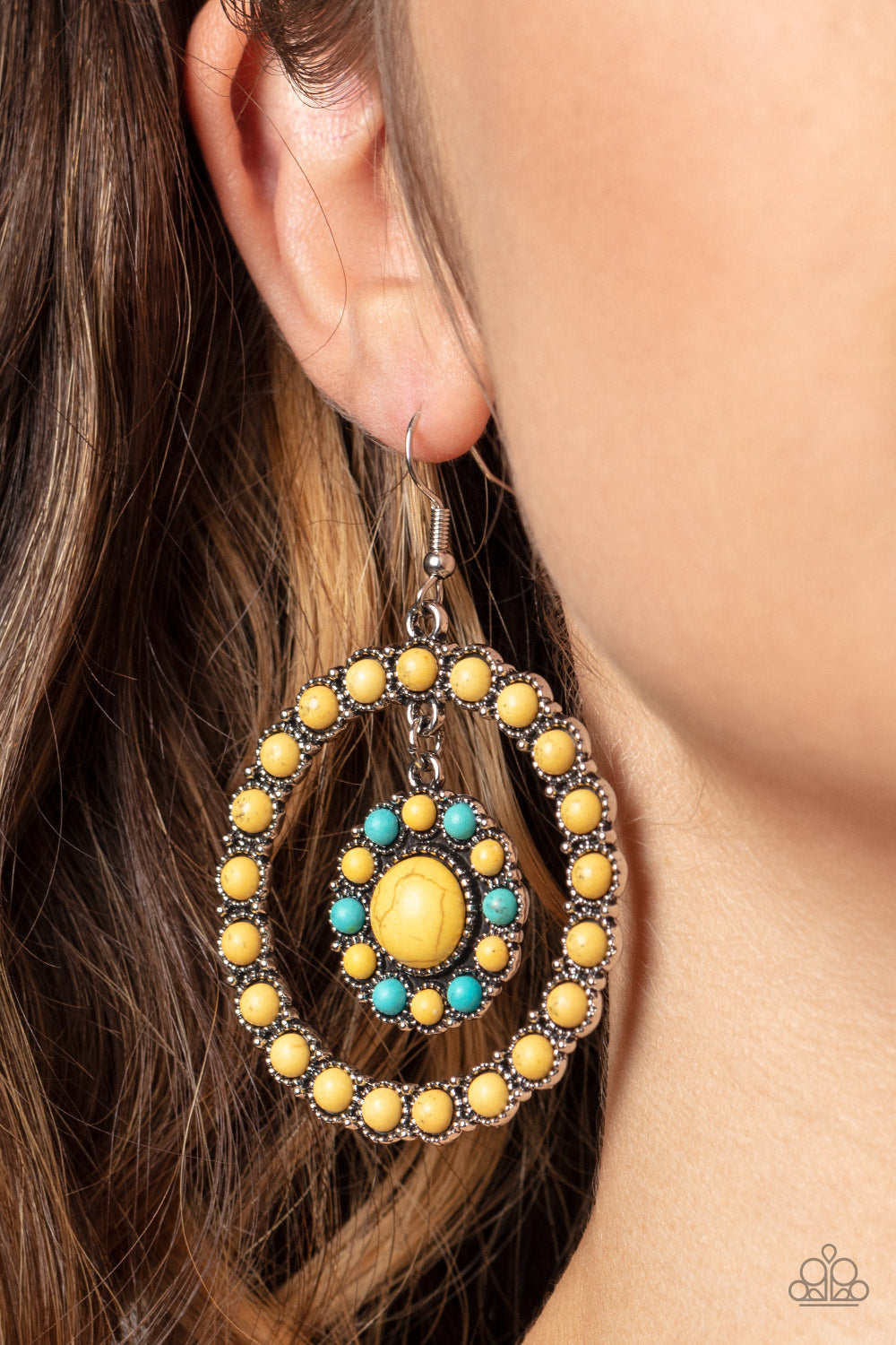 Saguaro Sanctuary - Yellow Earring