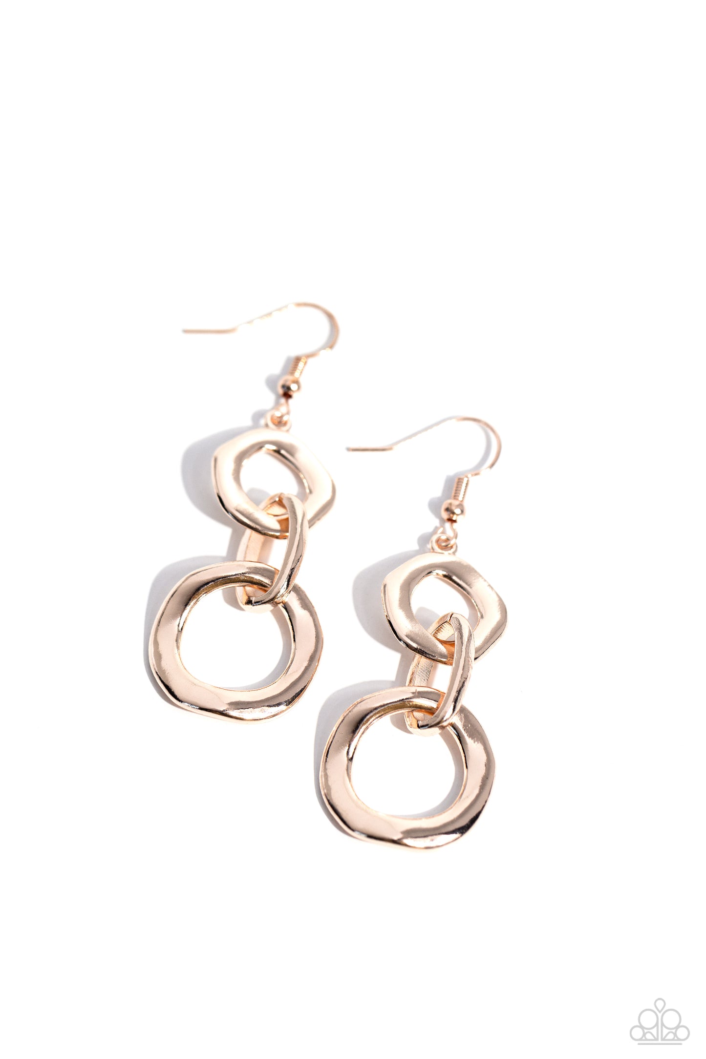 Metro Machinery - Rose Gold Earring