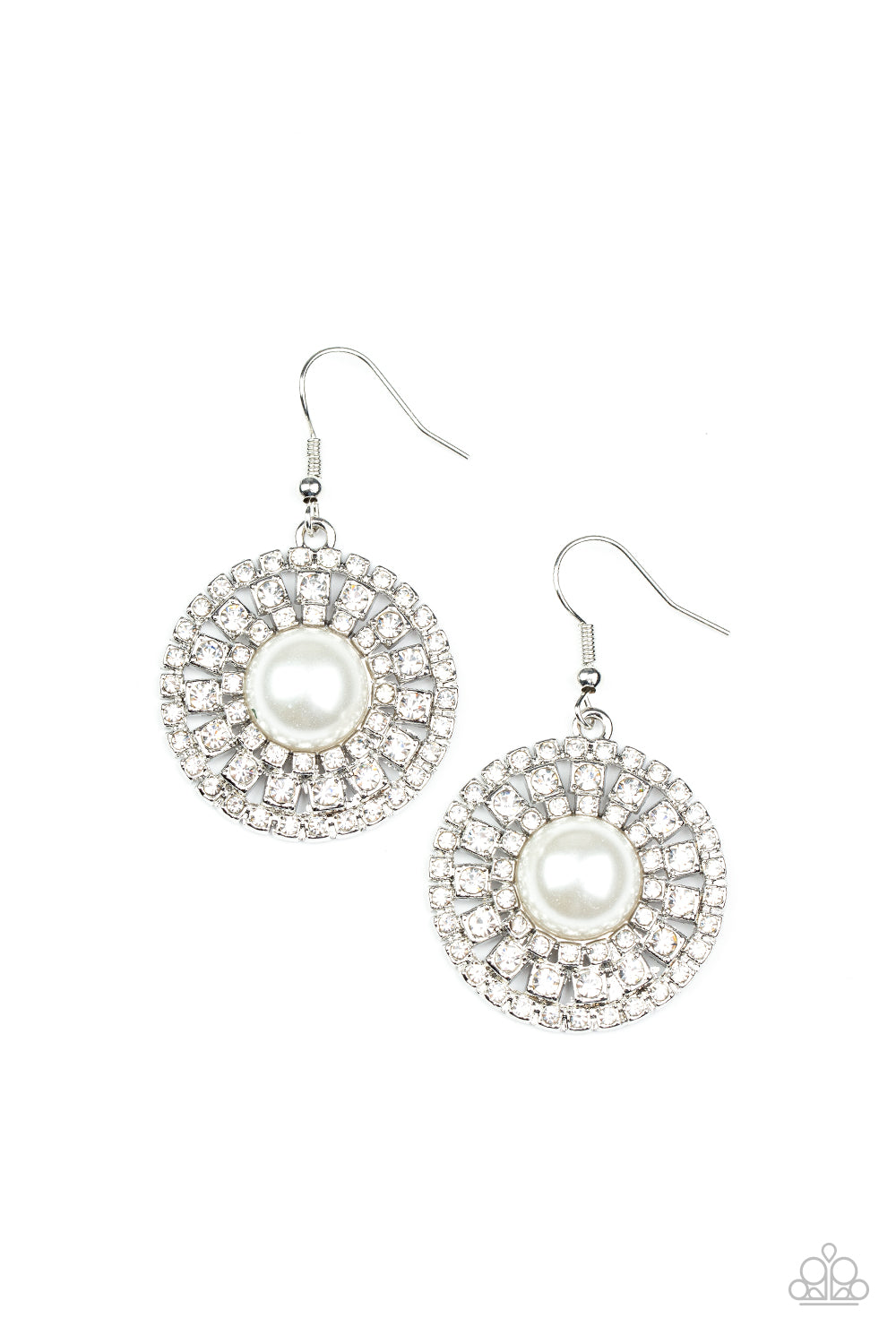 Century Classic - White Earring