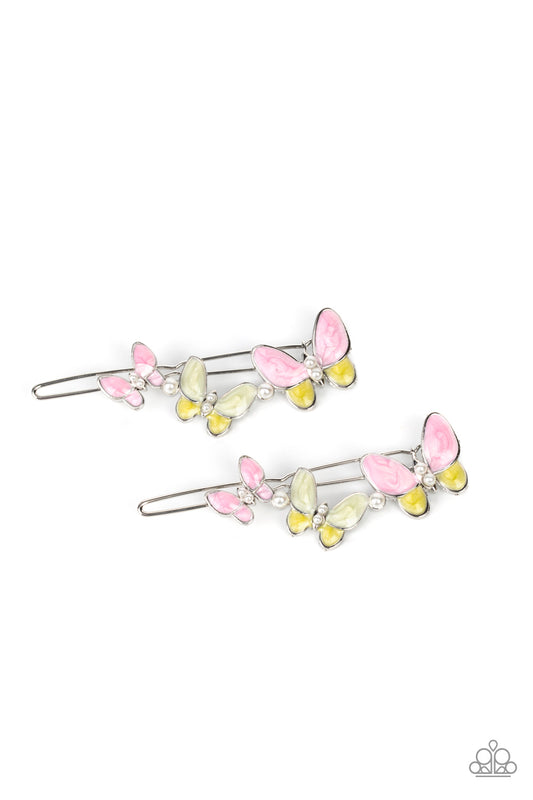 Bushels of Butterflies - Pink Hair Accessory