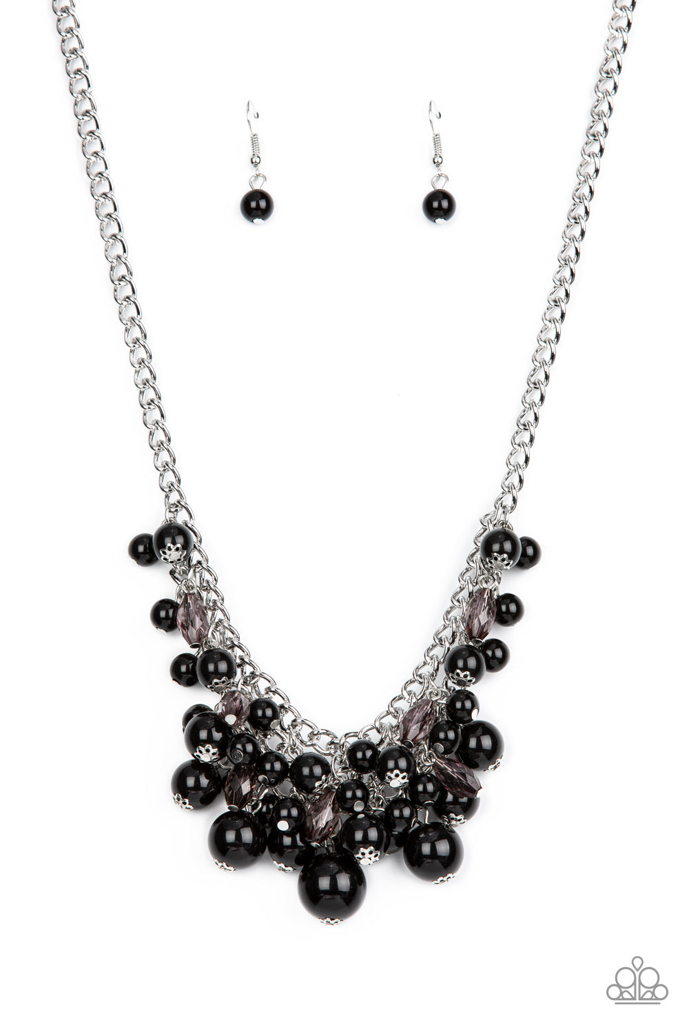 Broadway Bustle - Black Necklace