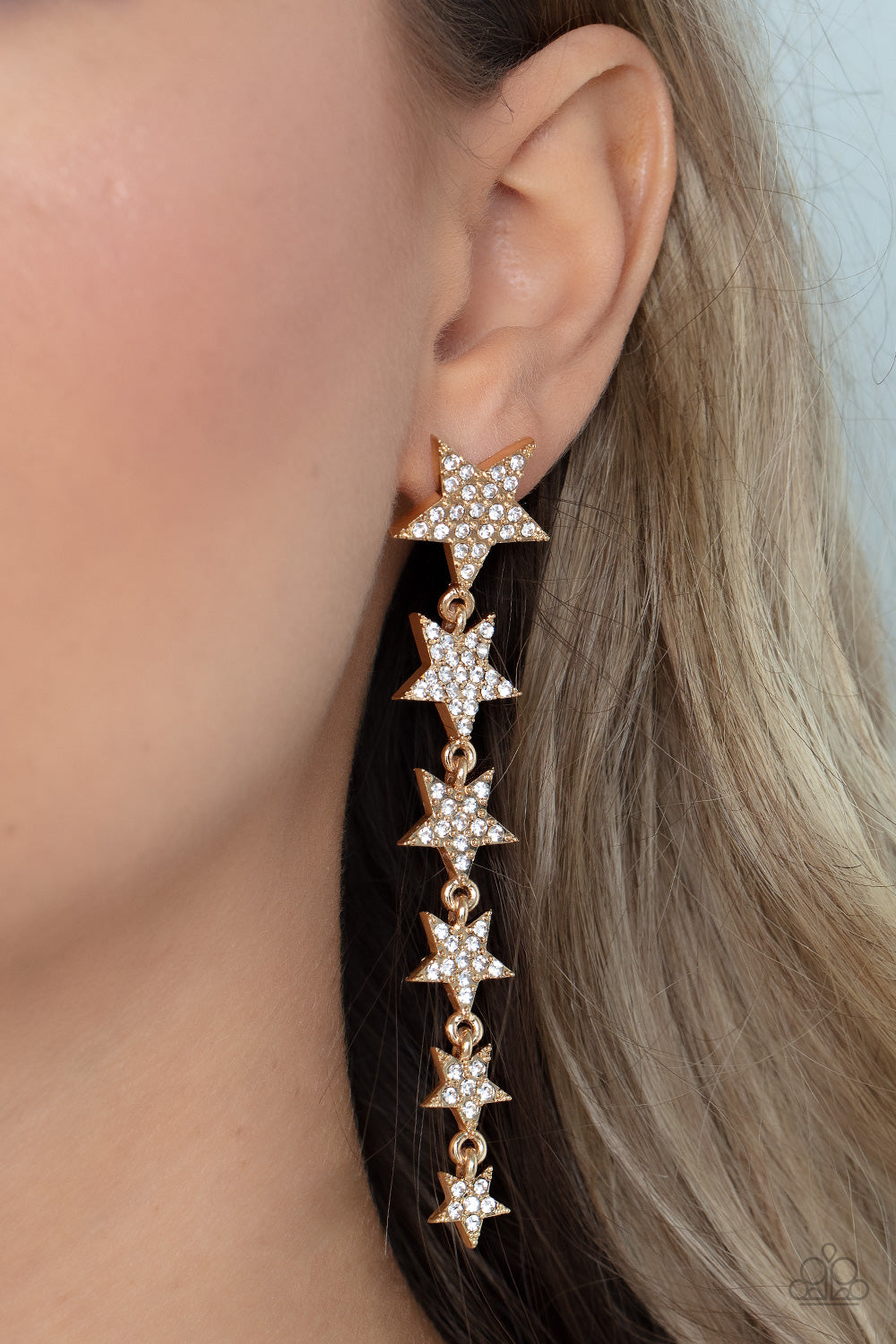 Americana Attitude - Gold Earring