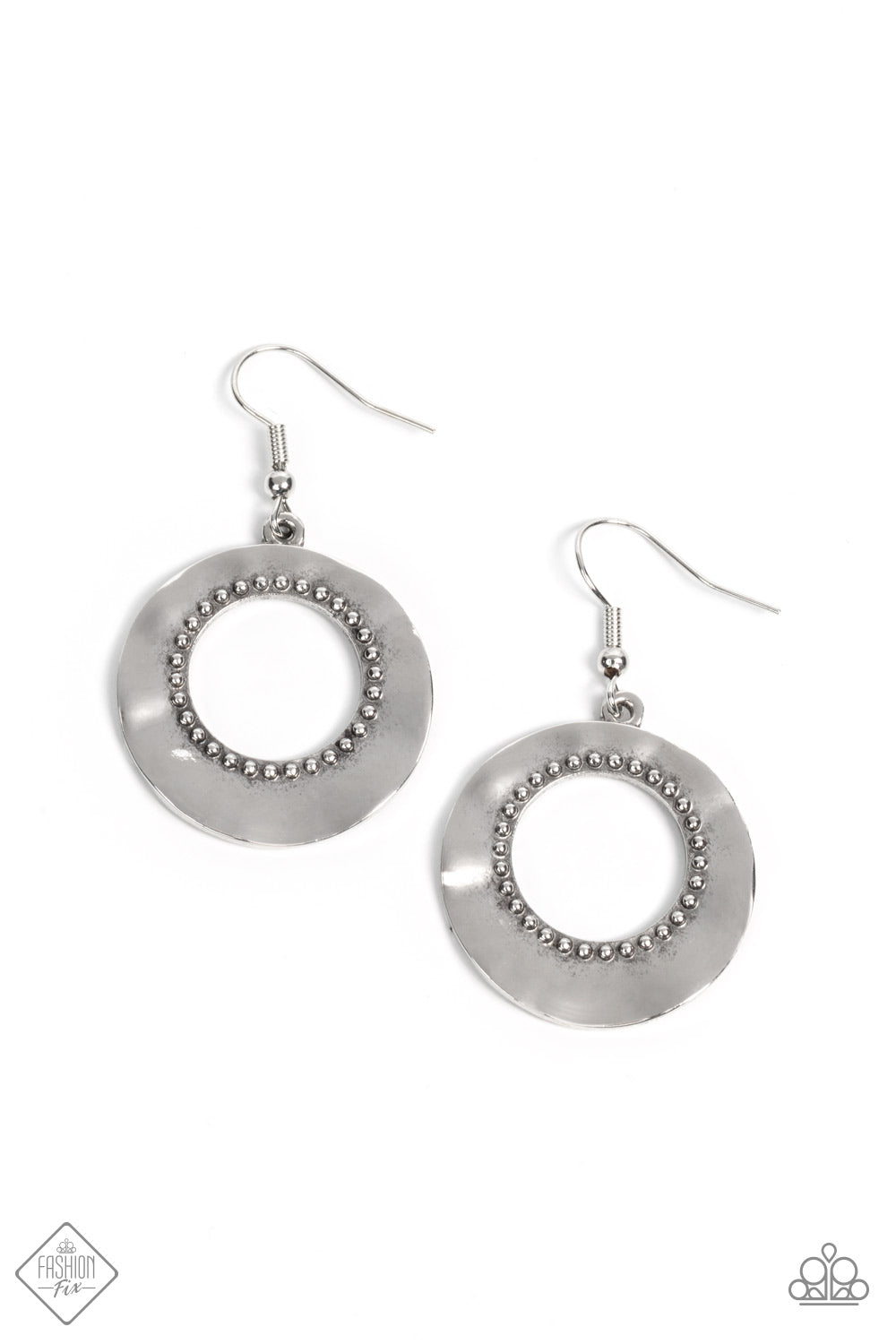 Desert Diversity - Silver Earring - Fashion Fix February 2022