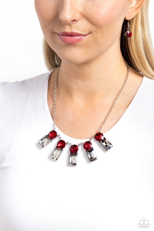 Celestial Royal - Red Necklace