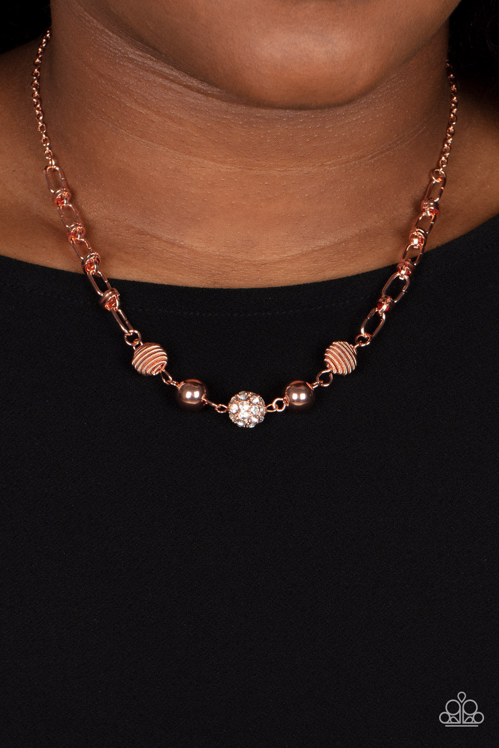 Taunting Twinkle - Copper Necklace