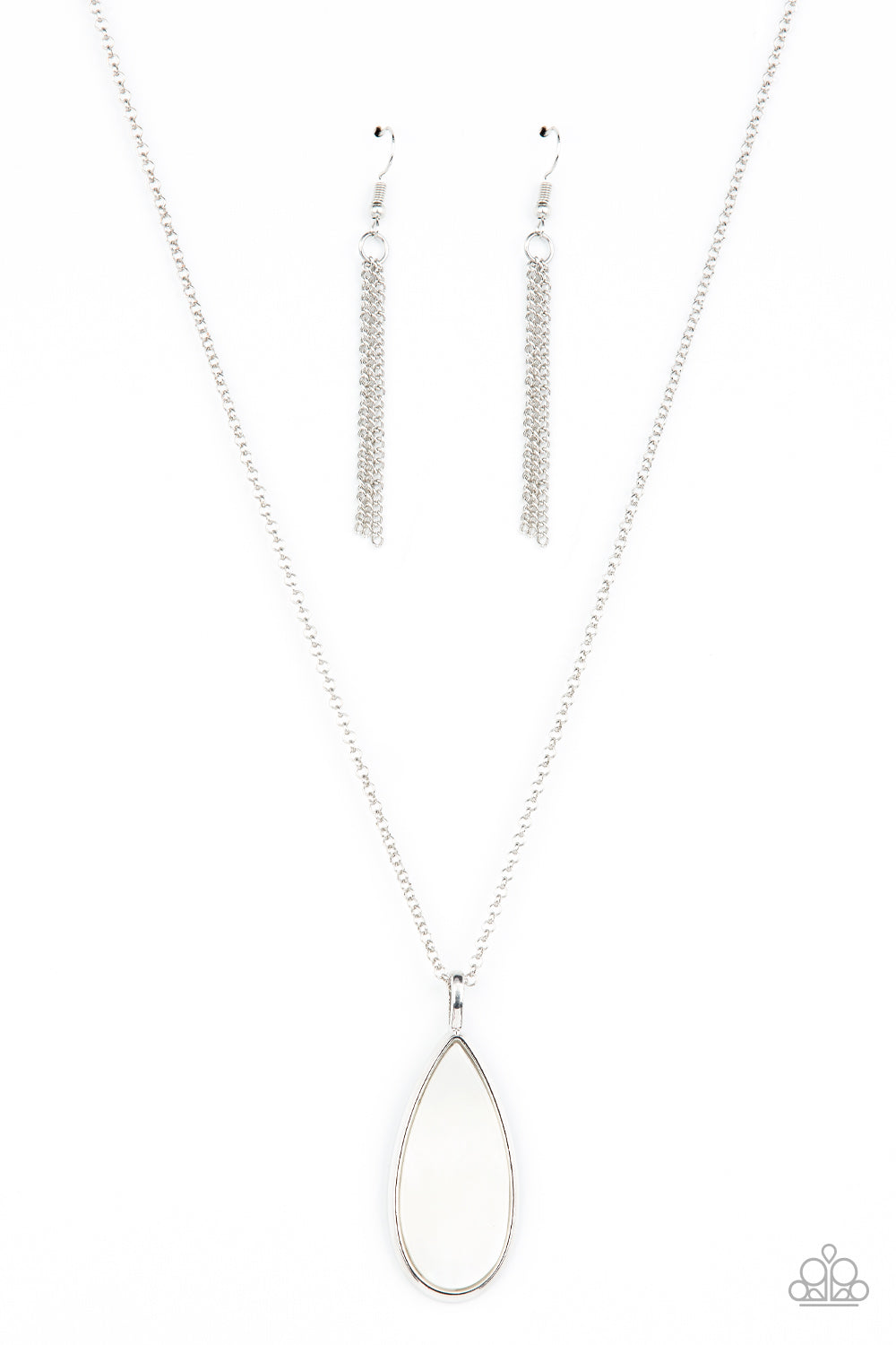 Yacht Ready - White Necklace Necklace