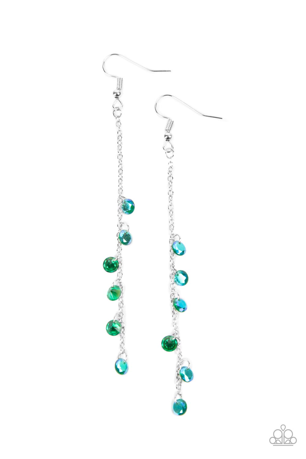 Extended Eloquence - Green Earring