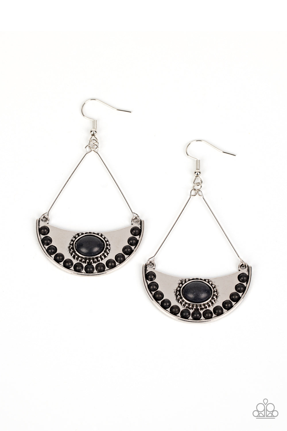 Canyon Canoe Ride - Black Earring