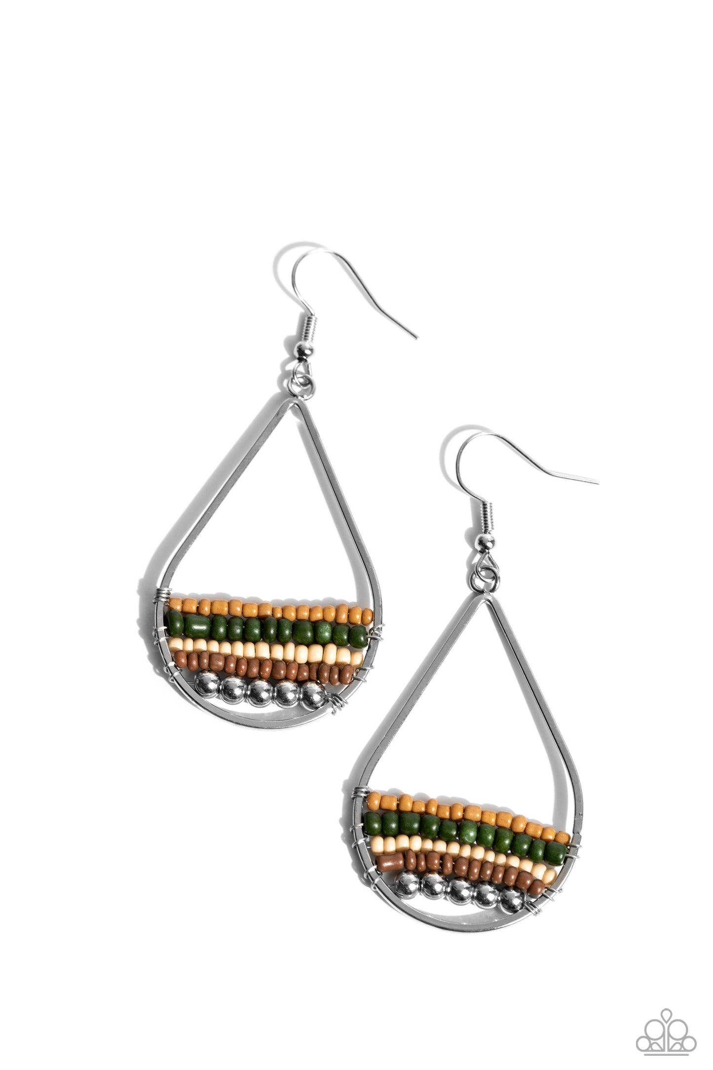 Mojave Mardi Gras - Green Earring