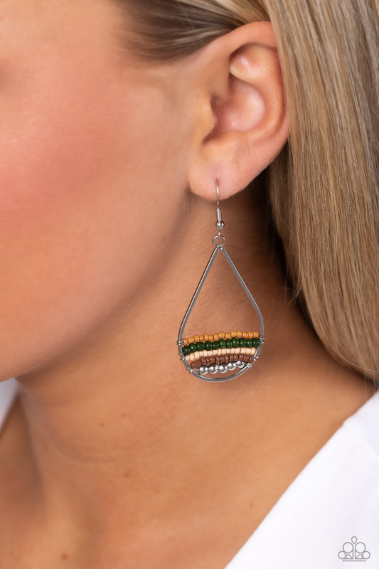 Mojave Mardi Gras - Green Earring