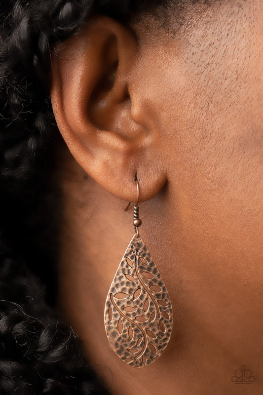 Vineyard Vanity - Copper Earring