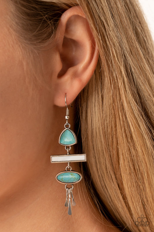 Adventurously Artisan - Blue Earring