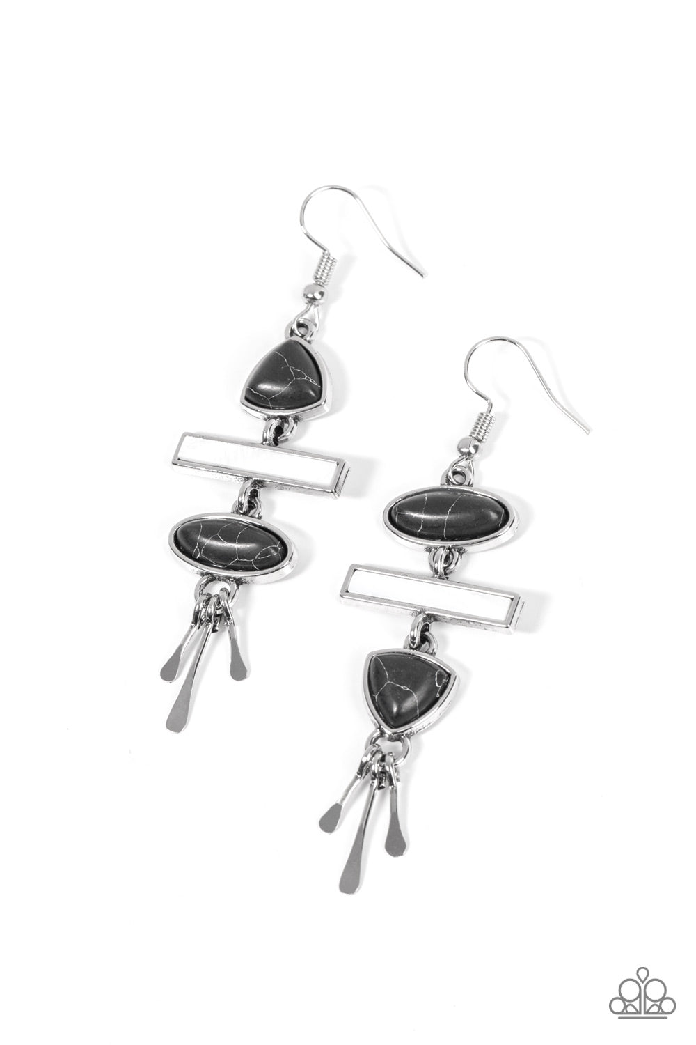 Adventurously Artisan - Black Earring