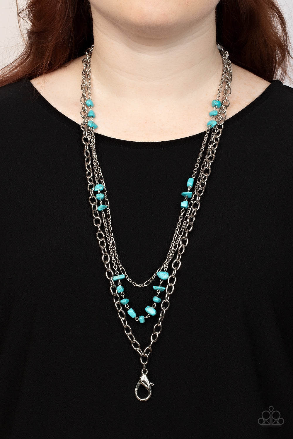 Artisanal Abundance - Blue Necklace