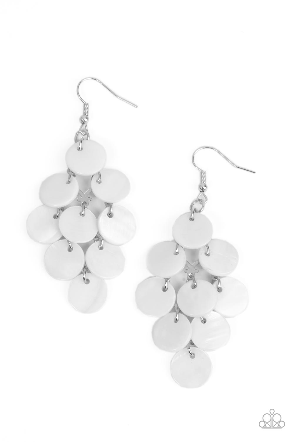 Tropical Tryst - White Earring