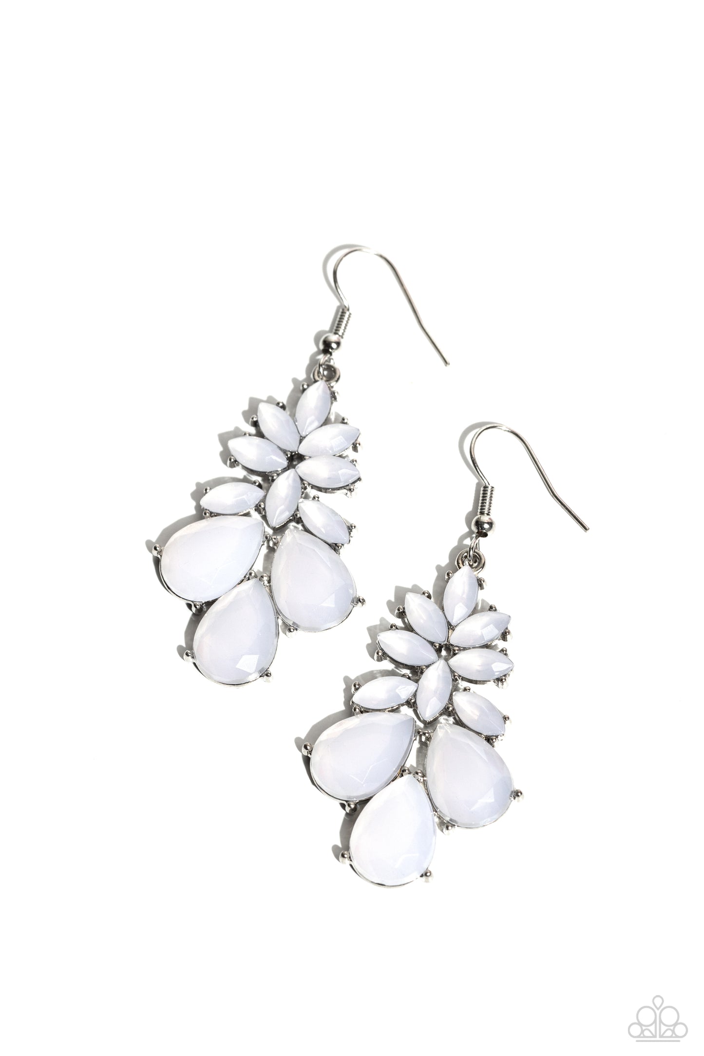 Fashionista Fiesta - White Earring