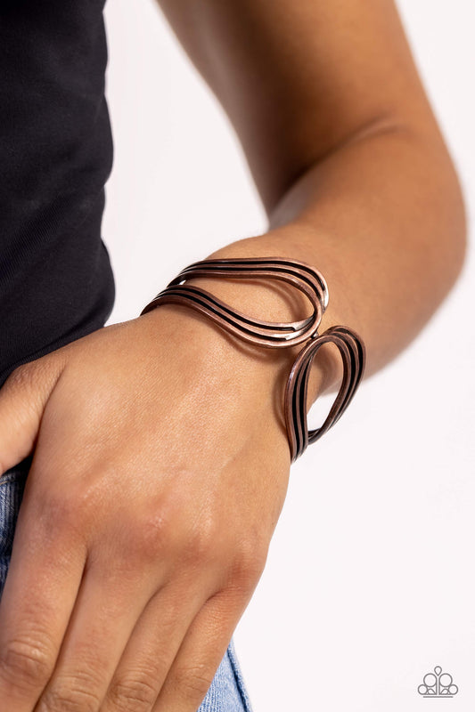 Shockwave Attitude - Copper Bracelet