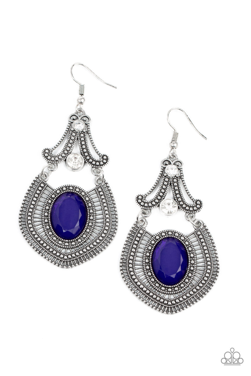 Panama Palace - Blue Earrings