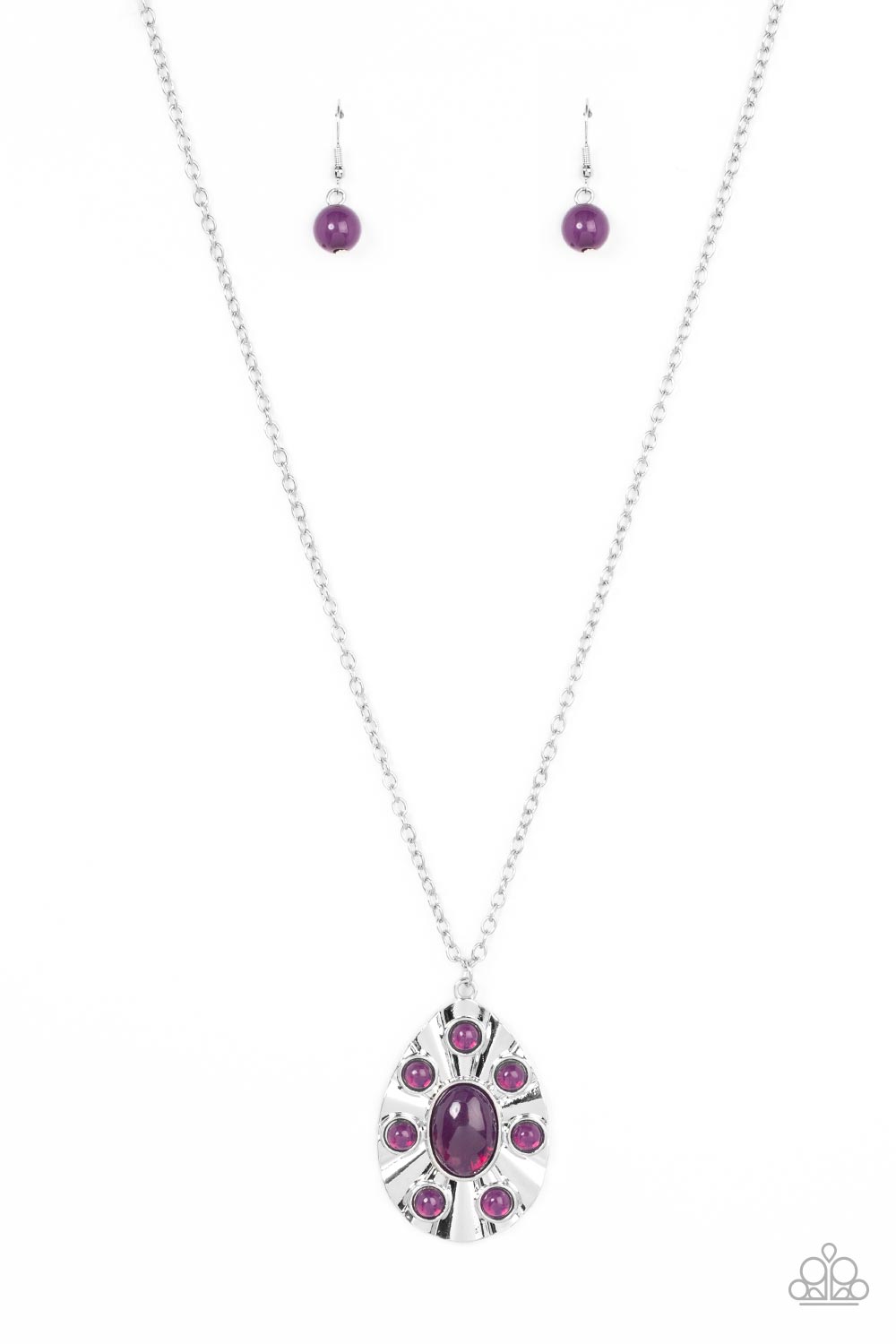 Blissfully Bohemian - Purple Necklace