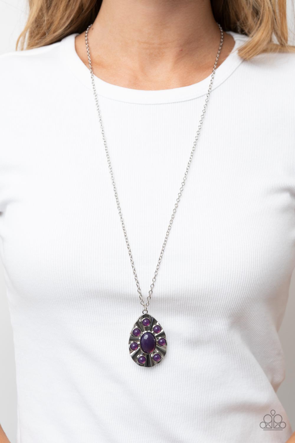 Blissfully Bohemian - Purple Necklace