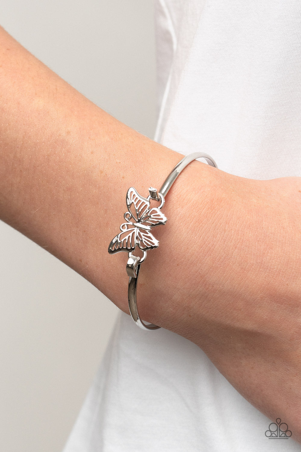 Did I FLUTTER? - Silver Butterfly Bracelet