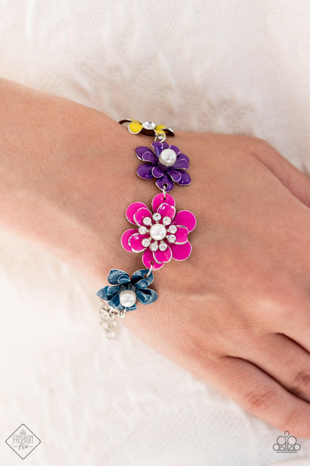 Flower Patch Fantasy - Multi Bracelet - Fashion Fix - September 2022