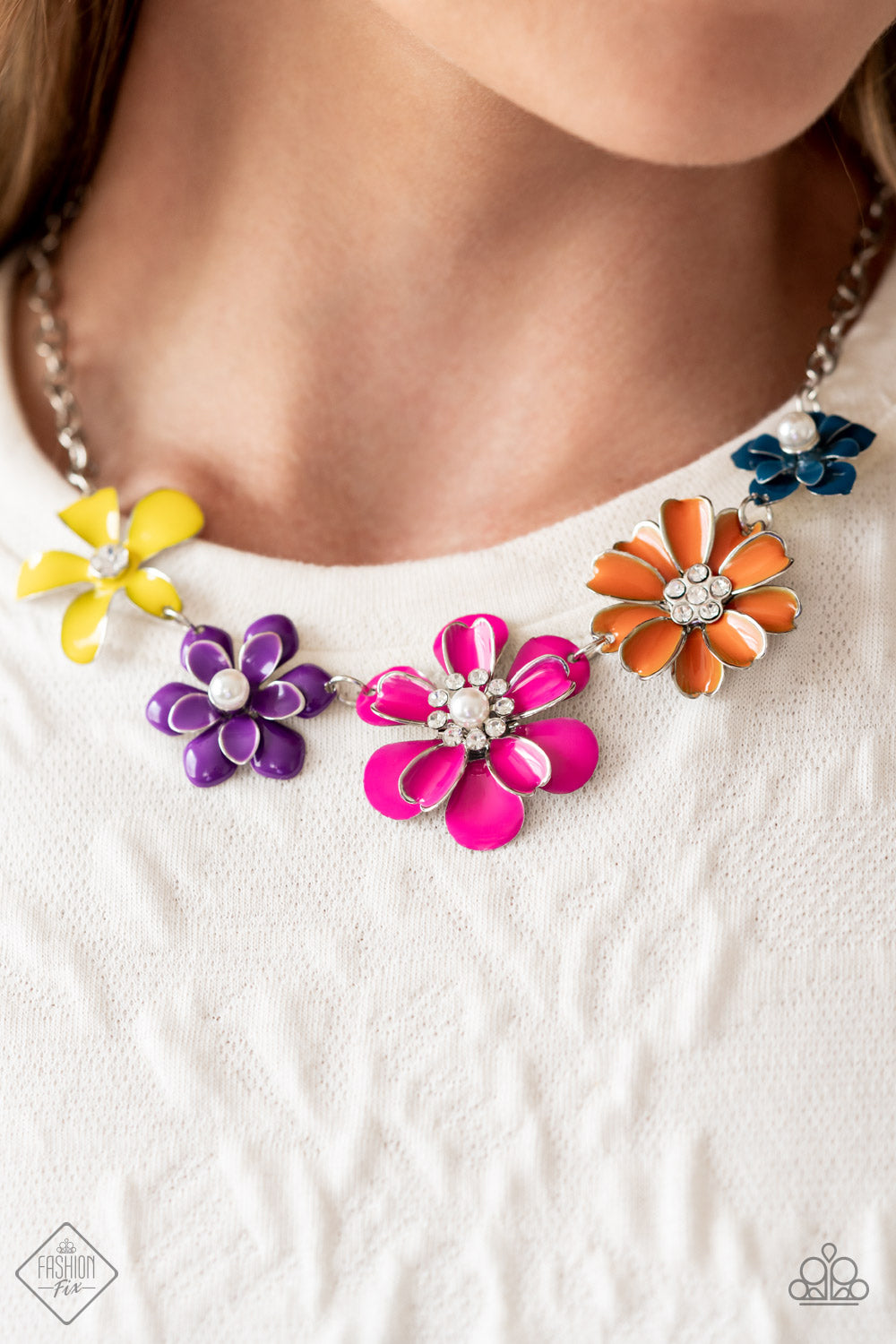 Floral Reverie - Multi Necklace - Fashion Fix - September 2022