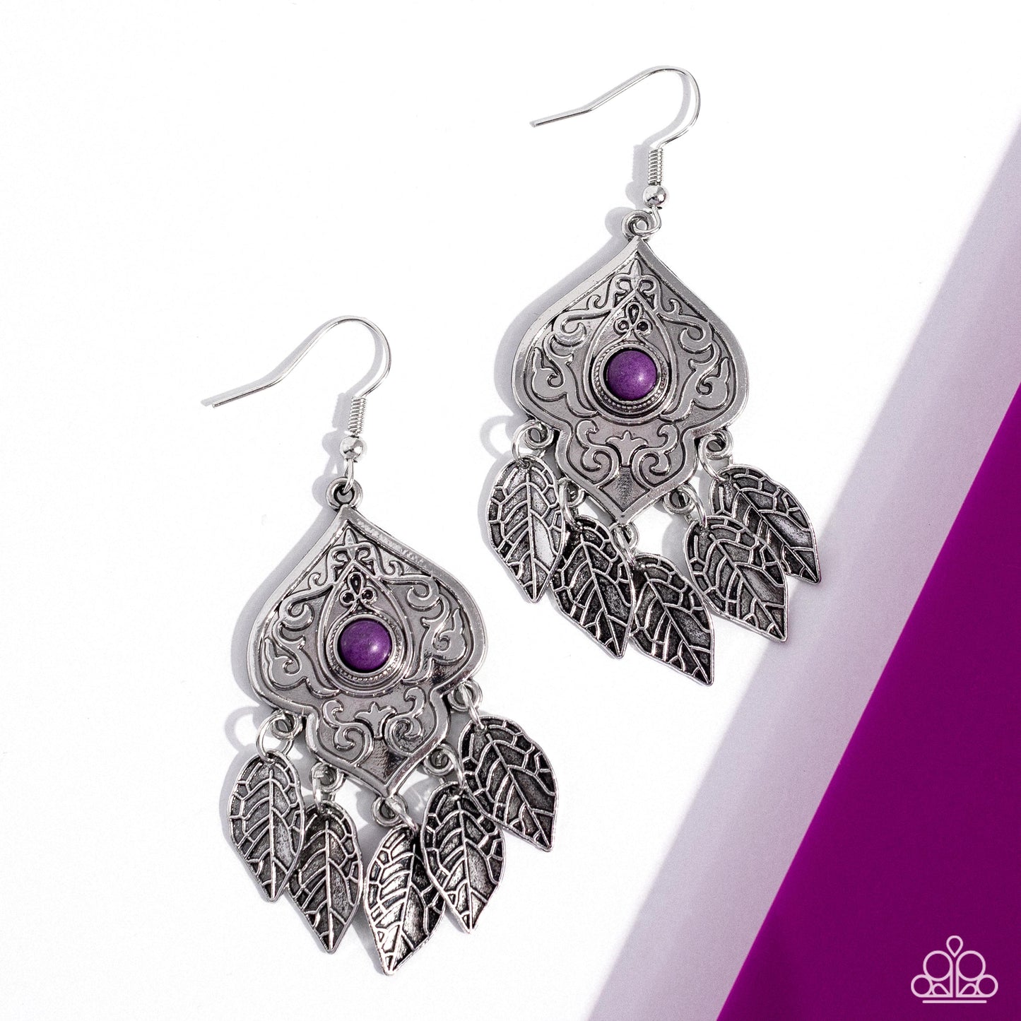 Desert Canopy - Purple Earring