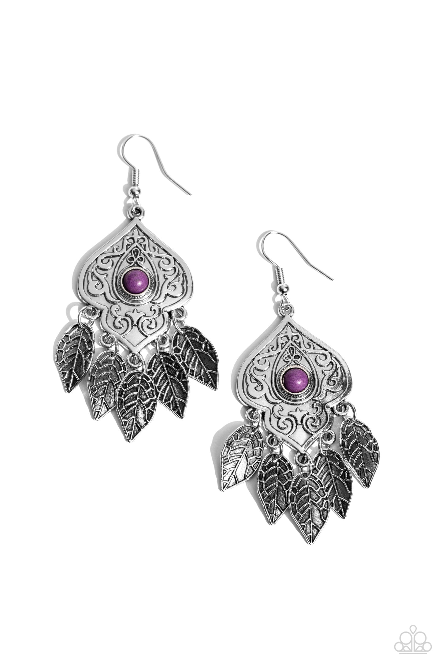 Desert Canopy - Purple Earring