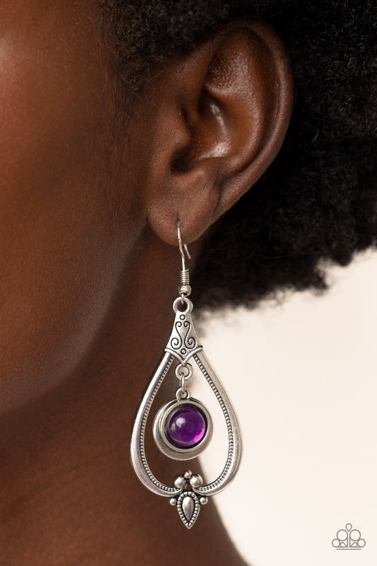 Ethereal Emblem - Purple Earring