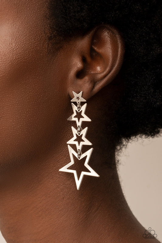 Superstar Crescendo - Silver Earring