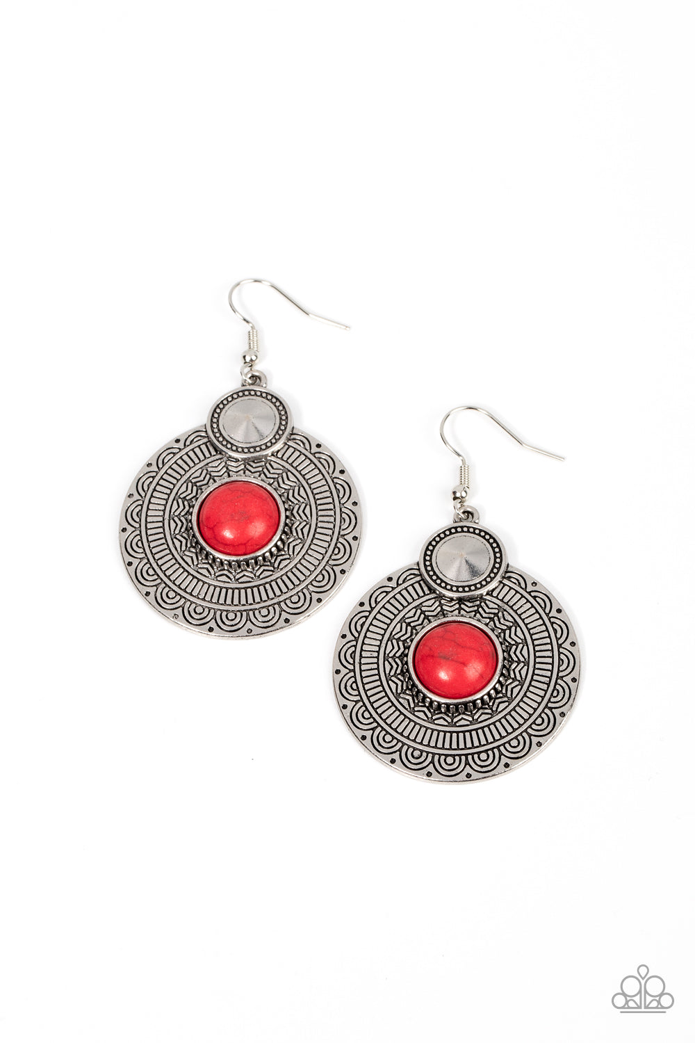 Terra Throwdown - Red Earring