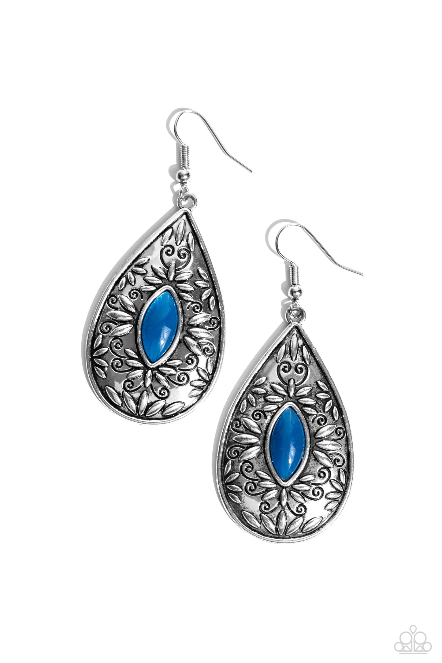 Two PERENNIALS in a Pod - Blue Earring