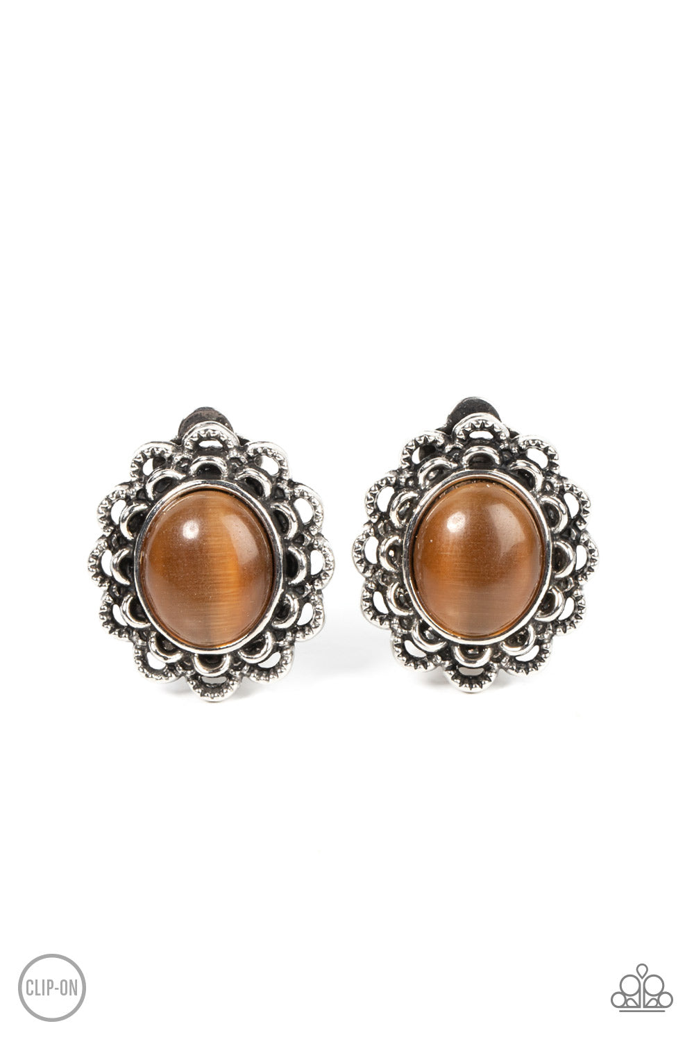 Garden Gazebo - Brown Earring