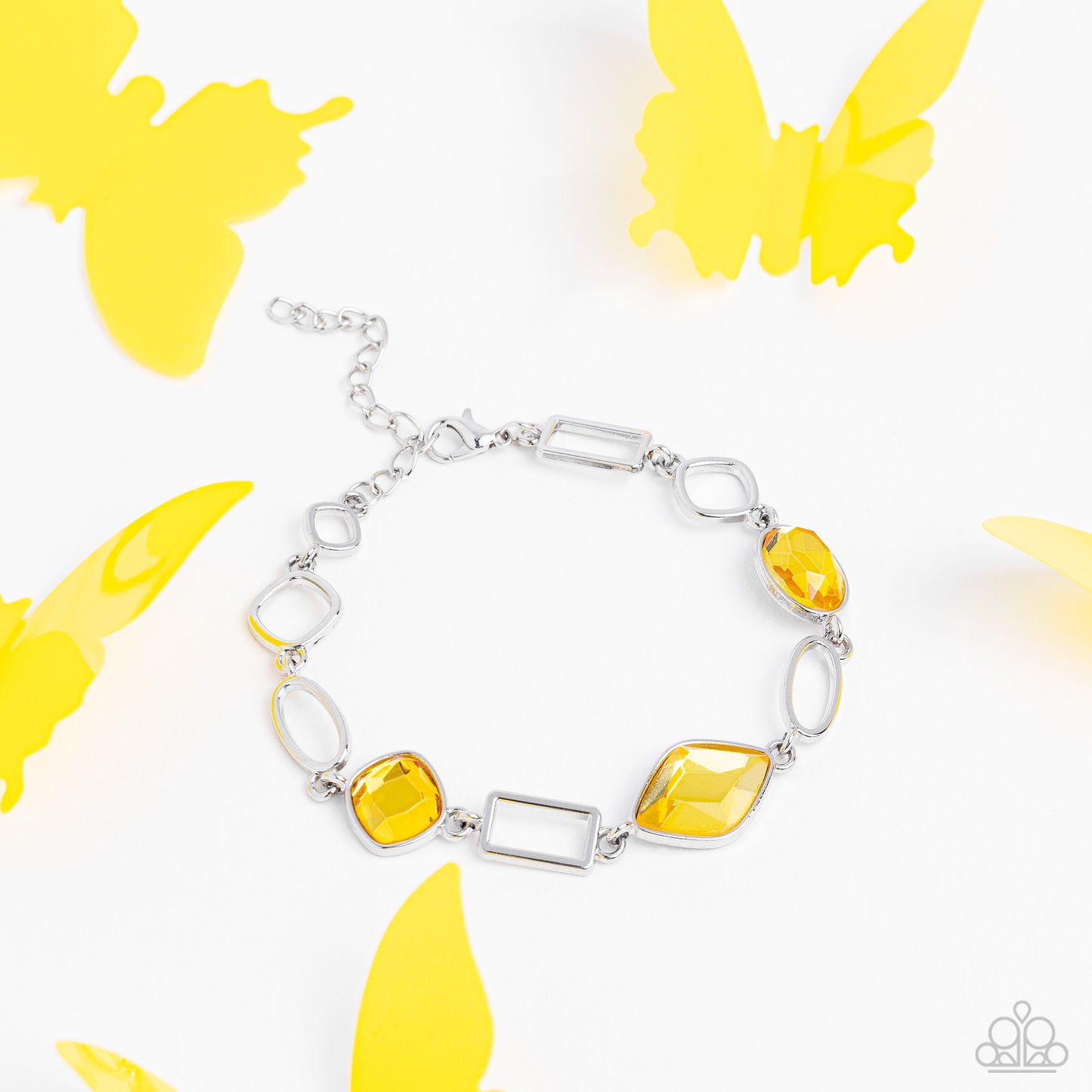 Dazzle for Days - Yellow Bracelet