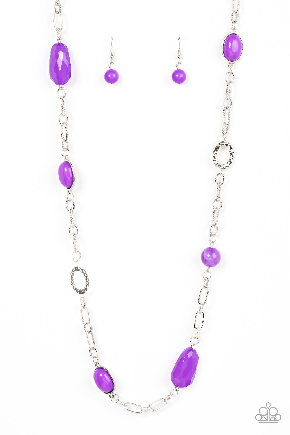 Barcelona Bash - Purple Necklace