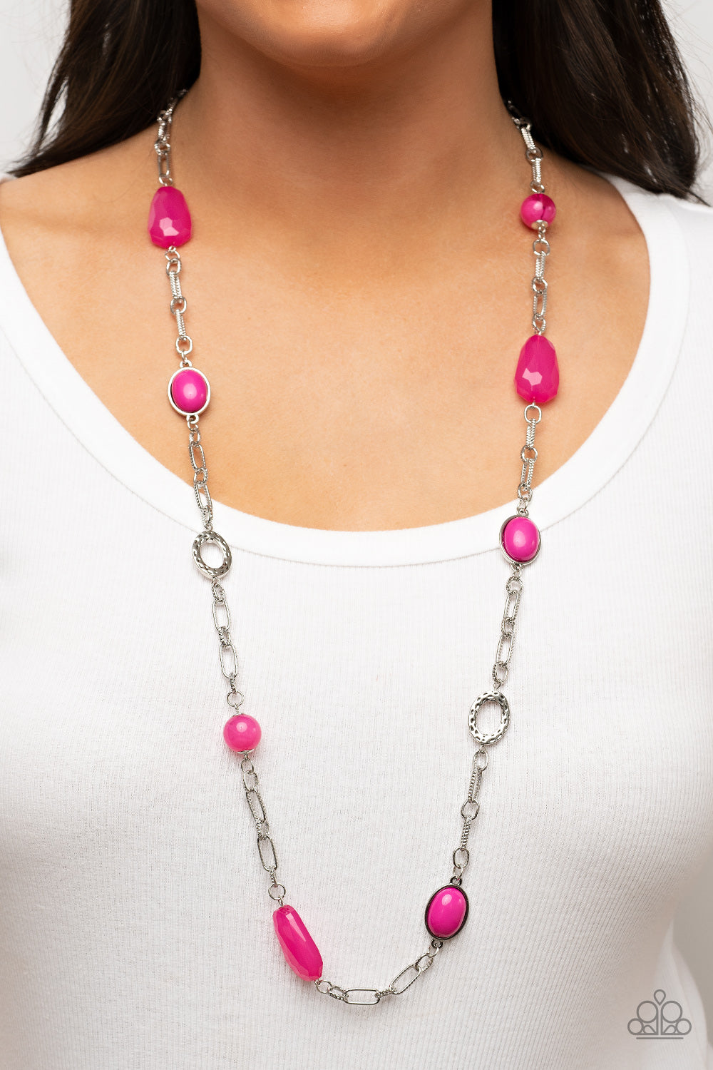 Barcelona Bash - Pink Necklace