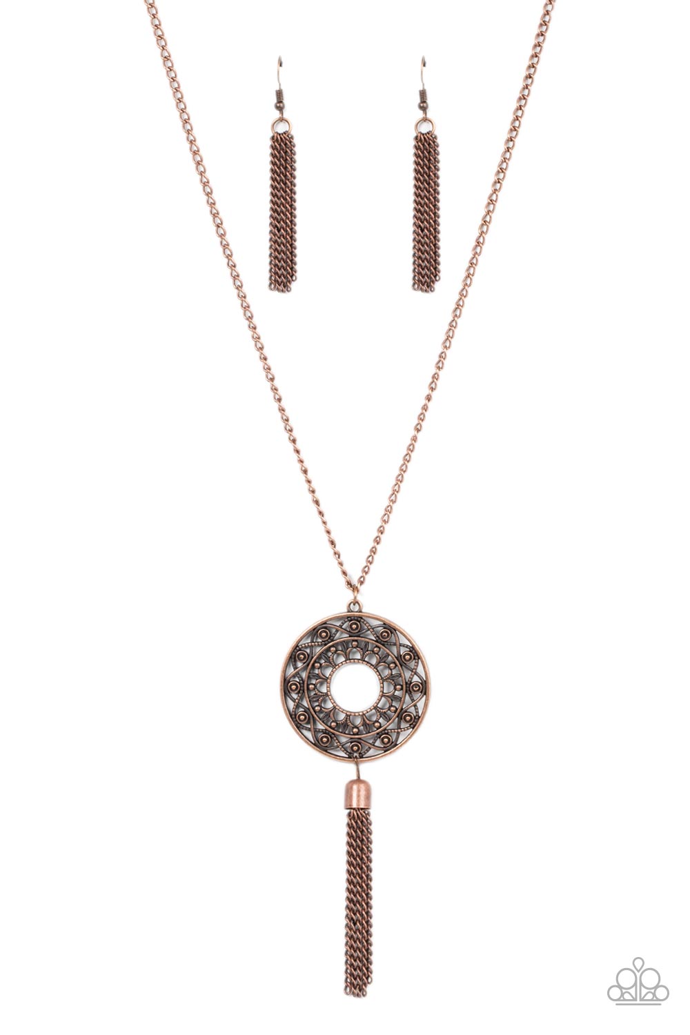 Tai Chi Tassel - Copper Necklace