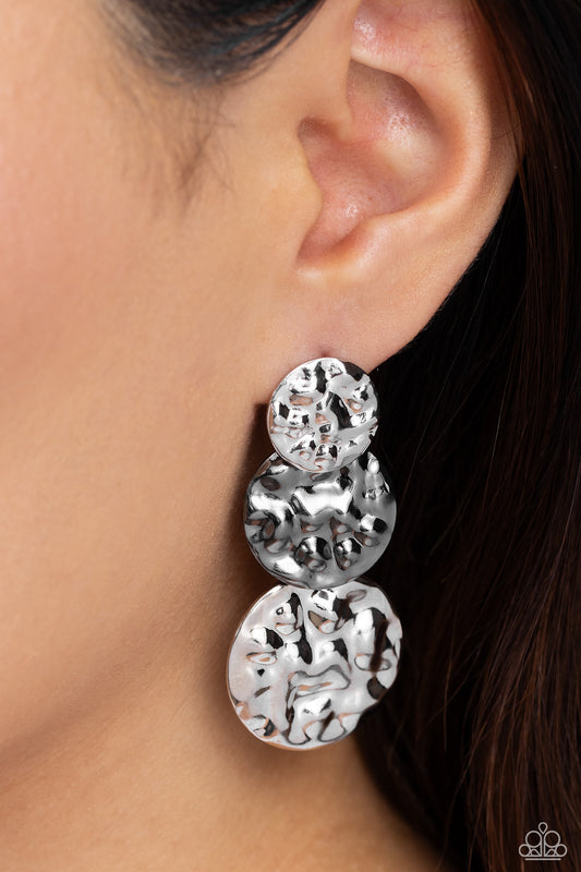 Triple Threat Texture - Multi Earring