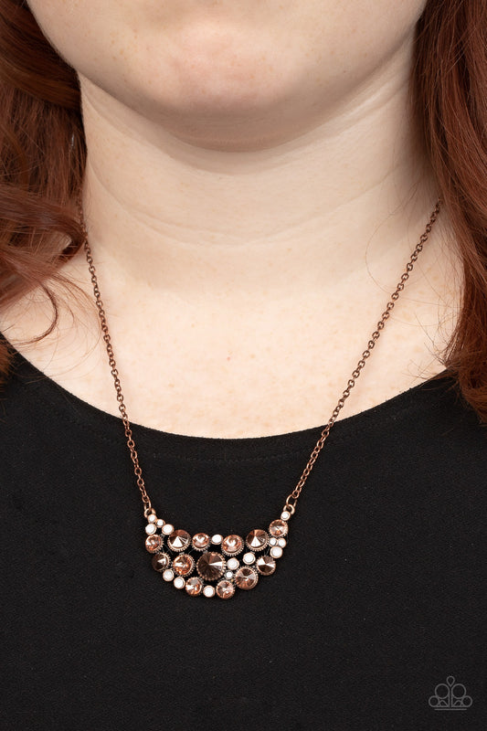 Effervescently Divine - Copper Necklace