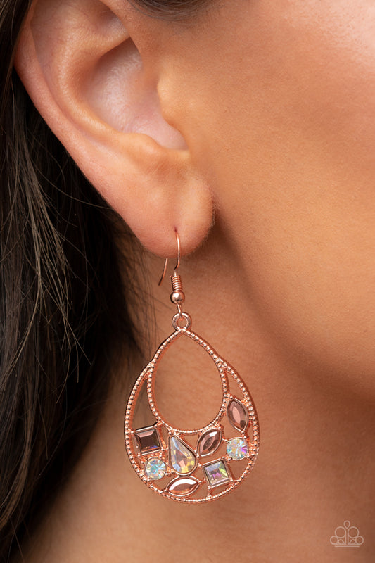 Regal Recreation - Copper Earring