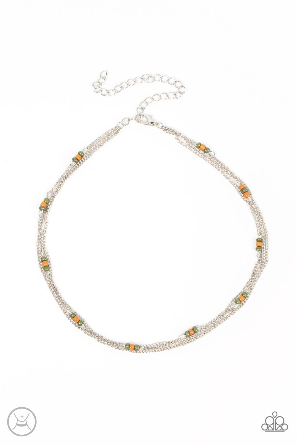 Bountifully Beaded - Green Necklace