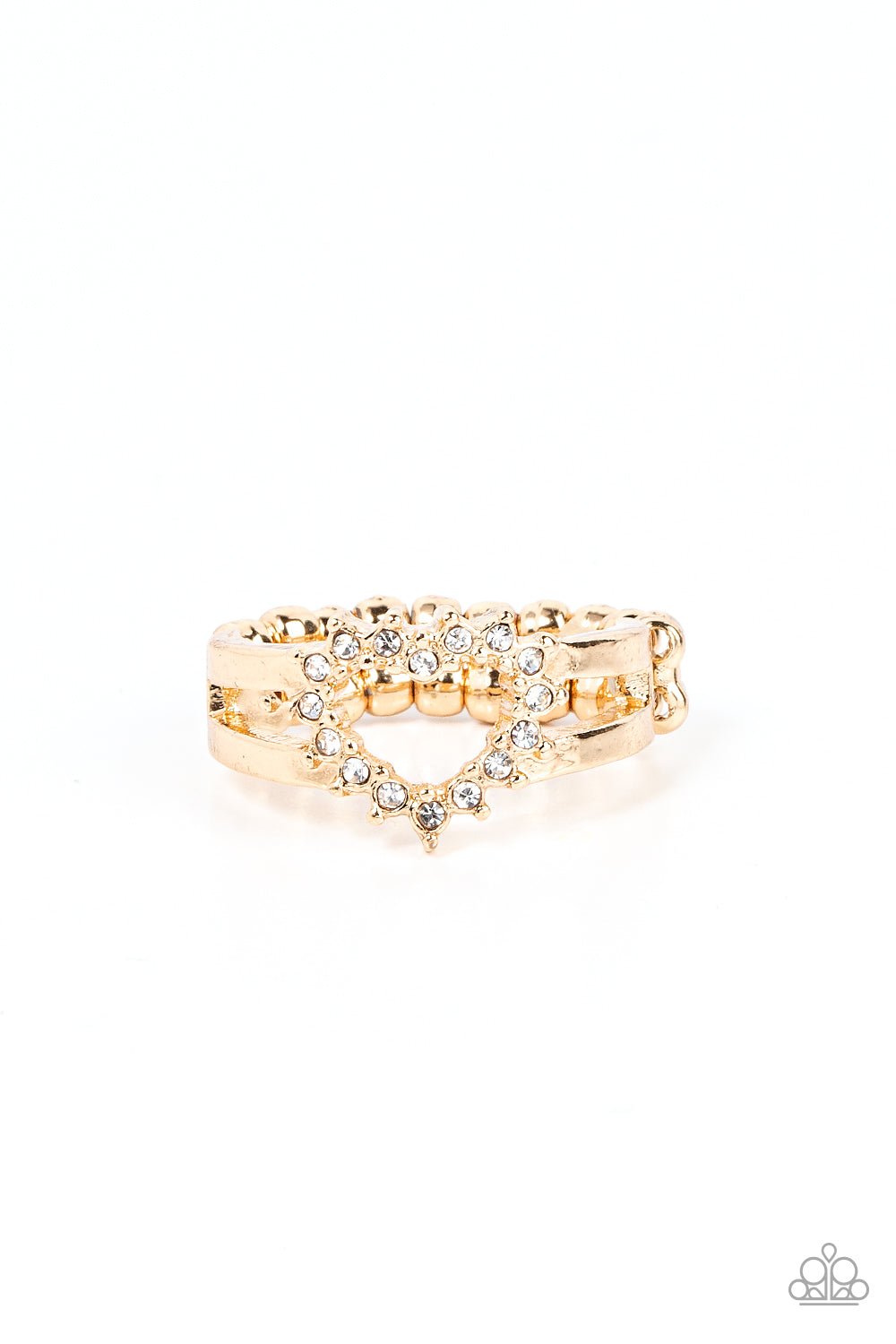 First Kisses - Gold Heart Ring