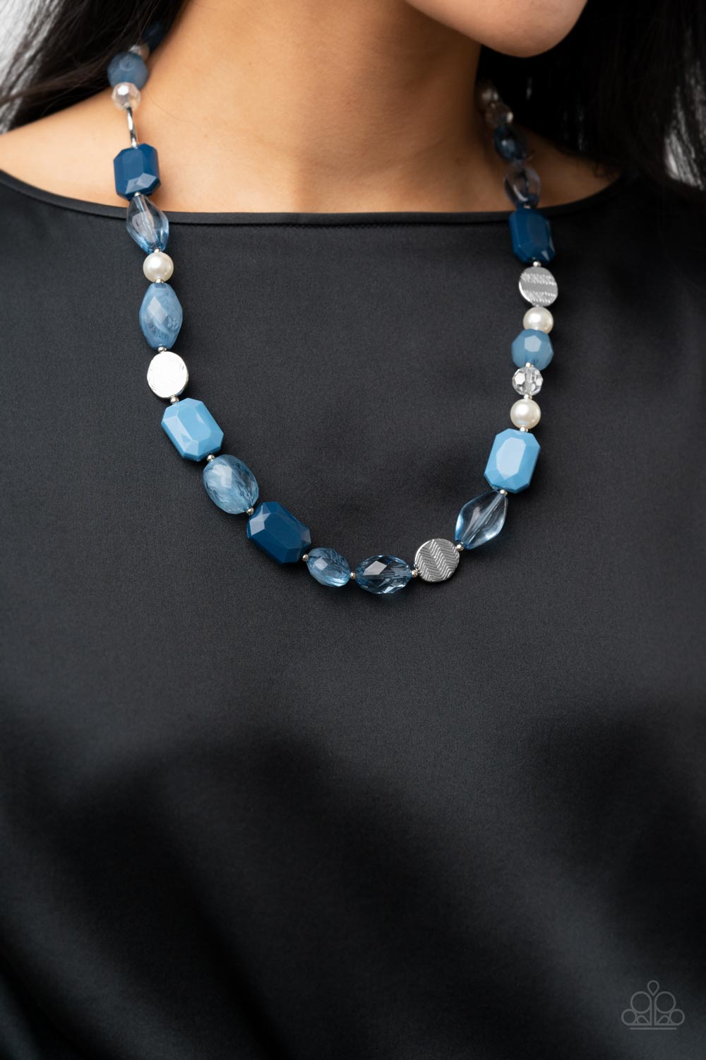 Nautical Sunset - Blue Multi Necklace