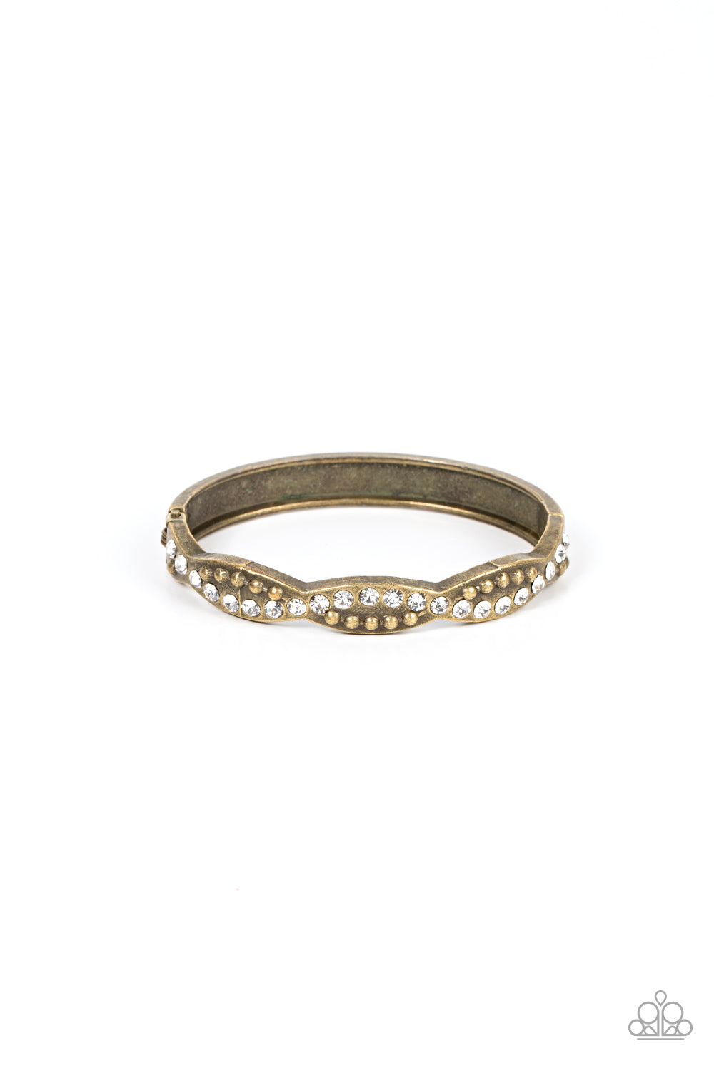 Empire Envy - Brass Hinge Bracelet