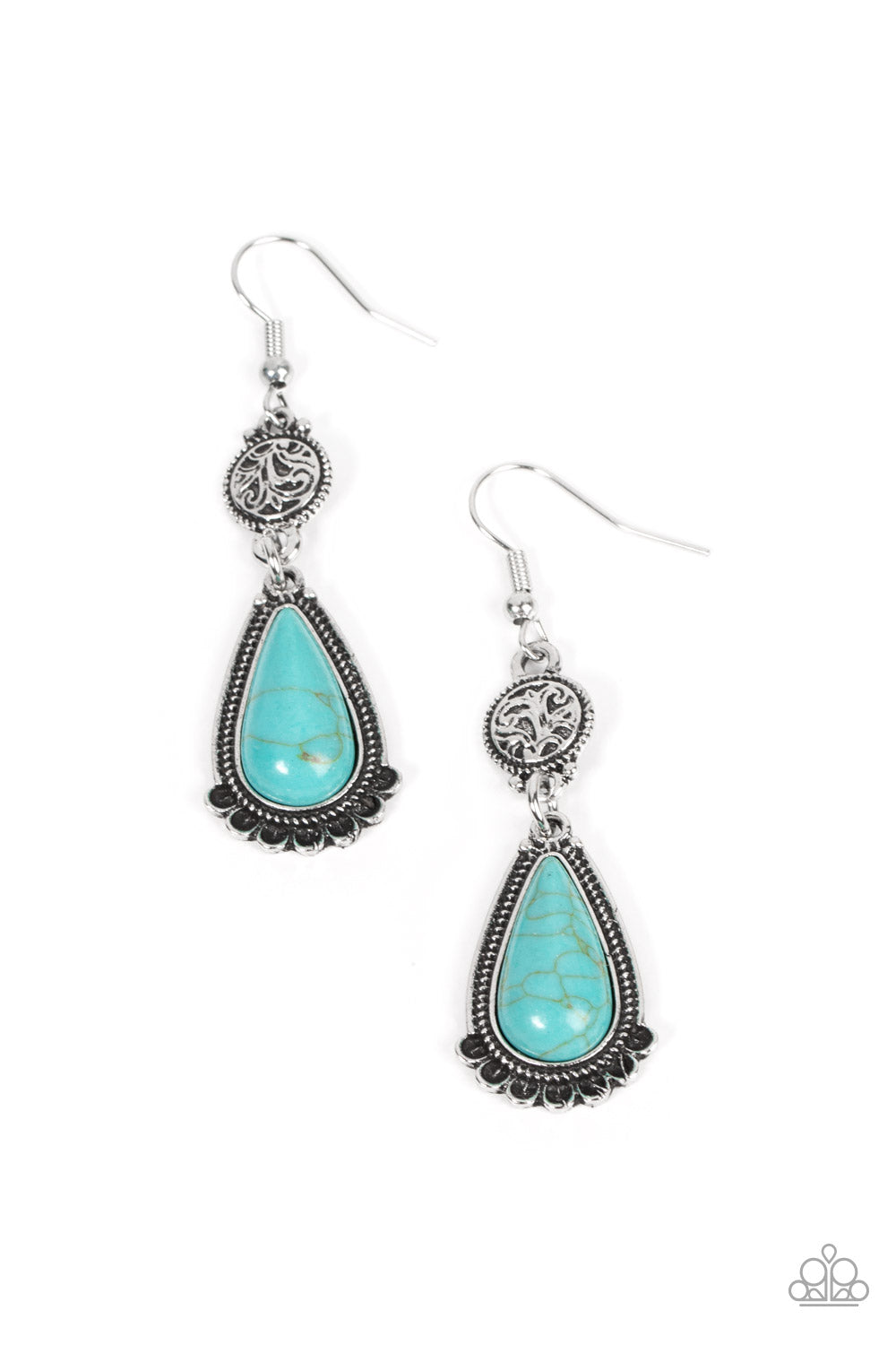 Montana Mountains - Blue Earring