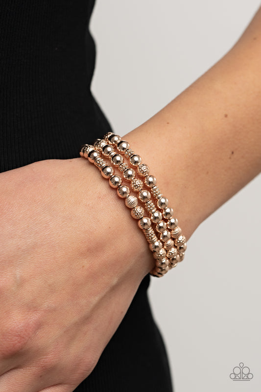 Boundless Boundaries - Rose Gold Bracelet