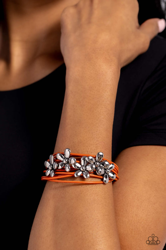 Here Comes the BLOOM - Orange Bracelet