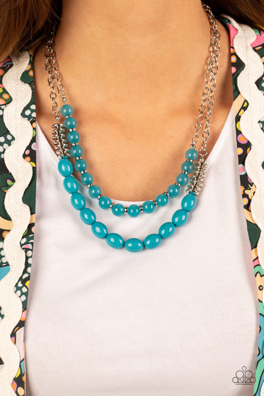 Venetian Voyage - Blue Necklace