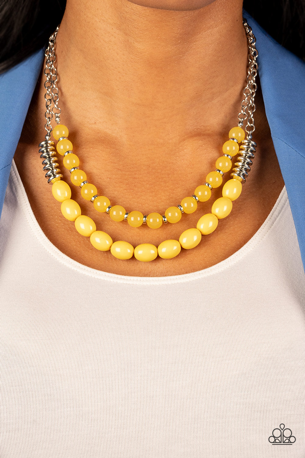 Venetian Voyage - Yellow Necklace